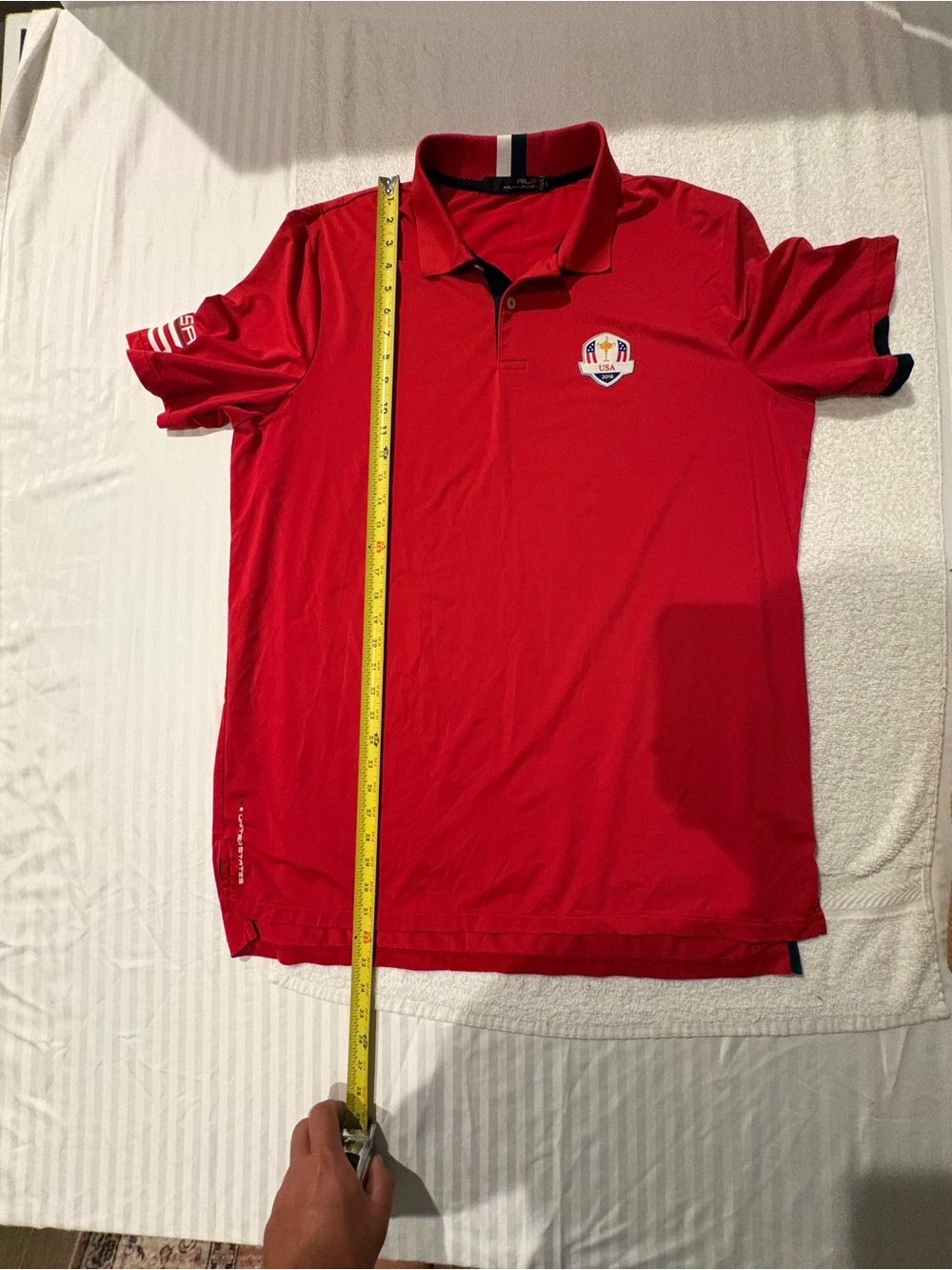 RLX Golf Polo Ryder Cup 2016 Team USA Hazeltine National Men's XL Performance 01